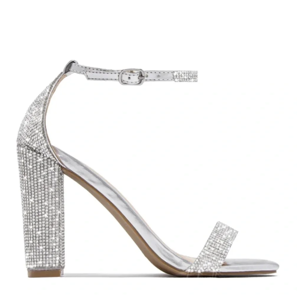 Embellished block heels 10M - Picture 2 of 4